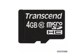 Карта памяти Transcend 4GB microSDHC class 10 (TS4GUSDC10) - Фото