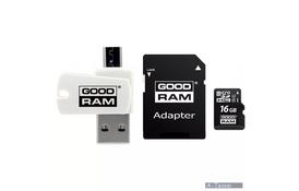 Карта памяти GOODRAM 16GB microSD class 10 USH-I (M1A4-0160R11) - Фото