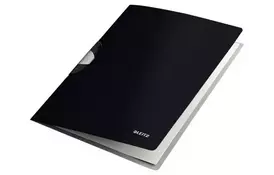 Скоросшиватель с клипом Leitz Style Color Clip А4, РР, сатиновый черный (41650094) - Фото