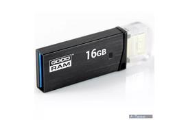 USB флеш накопитель GOODRAM 16GB OTN3 (Twin) Black USB 3.0 (OTN3-0160K0R11) - Фото
