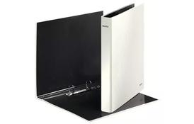 Папка на кольцах Leitz WOW А4+, 40 мм, 2D, белый металлик (42410001) - Фото