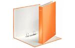 Папка на кольцах Leitz WOW А4+, 40 мм, 2D, оранжевый металлик (42410044)