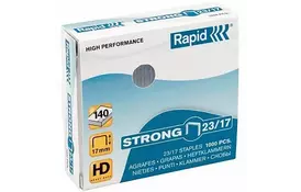 Скобы Rapid Strong 23/17, 1000 шт. (24870300) - Фото
