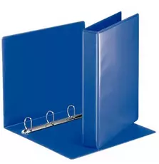 Папка Панорама на кольцах Esselte А4, 30 мм, 4D, РР, синий (49715)