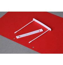 Скоросшиватель пластиковый Fellowes, белый, 50 шт (1520002000101)