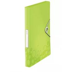 Папка на резинке Leitz WOW А4, зеленый металлик (46290064)