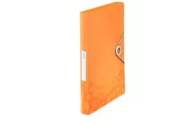 Папка на резинке Leitz WOW А4, оранжевый металлик (46290044) - Фото