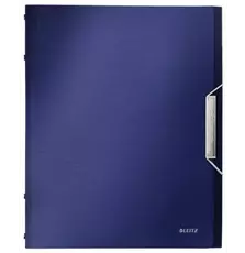 Папка с разделителями Leitz Style А4, 6 индексов, титановый синий (39950069)