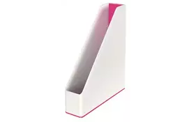 Лоток вертикальний Leitz WOW Duo Colour, розовый металлик (5362-10-23) - Фото