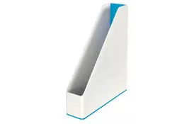 Лоток вертикальний Leitz WOW Duo Colour, синий металлик (5362-10-36) - Фото