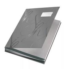 Папка на подпись Leitz, 18 отделений, серая  (5745-00-85)