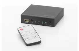 Видеокоммутатор DIGITUS HDMI (INx3 - OUTx1),4K (DS-48304) - Фото