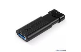 USB флеш накопитель Verbatim 256GB PinStripe Black USB 3.0 (49320) - Фото