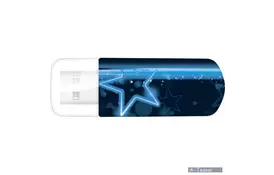 USB флеш накопитель Verbatim 16GB STORE'NGO MINI NEON BLUE USB 2.0 (49395) - Фото