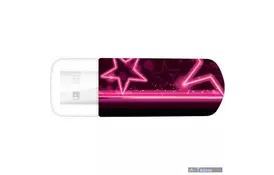 USB флеш накопичувач Verbatim 32GB STORE'NGO MINI NEON PINK USB 2.0 (49390) - Фото