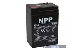 Батарея к ИБП NPP 6В 4.5 Ач (NP6-4.5) - Фото