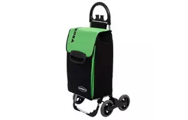 Сумка-тележка Aurora Avanti 4 70 л Black/Green (926870) - Фото