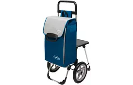 Сумка-тележка Aurora Relax 65 л Blue/Grey (927142) - Фото