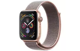 Смарт-часы Apple Watch Series 4 GPS, 40mm Gold Aluminium Case with Pink Sand (MU692GK/A) - Фото