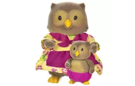 Набор фигурок Lil Woodzeez Совы: мама и малыш (6136M) - Фото