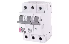 Авт. выключатель ETI, ETIMAT 6  3p C 20А (6 kA) (2145517)  - Фото