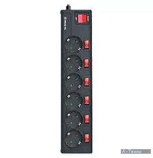 Сетевой фильтр питания REAL-EL RS-6 EXTRA 3m, black (EL122300002)