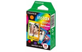 Фотопапір Fujifilm COLORFILM INSTAX MINI RAINBOW (54х86мм 10шт) - Фото