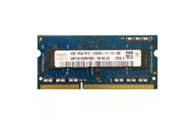 Модуль памяти для ноутбука SoDIMM DDR3 4GB 1600 MHz Hynix (HMT451S6MFR8С-PB) - Фото