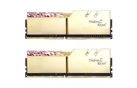 Модуль памяти для компьютера DDR4 16GB (2x8GB) 3200 MHz Trident Z Royal RGB Gold G.Skill (F4-3200C16D-16GTRG) - Фото