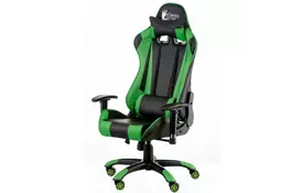 Кресло игровое Special4You ExtremeRace black/green (000003630) - Фото