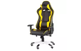 Кресло игровое Special4You ExtremeRace black/yellow (000002301) - Фото