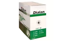 Кабель сетевой Dialan FTP 305м КНПЭп 4*2*0,50 [СU] cat.5e, внеш., проволка 1,2мм (03562) - Фото