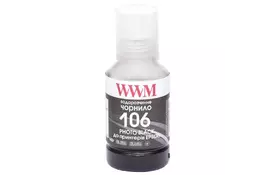 Чорнило WWM EPSON L7160/7180 140г Photo Black (E106PB) - Фото
