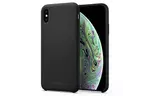 Чехол Spigen для iPhone XS/X Silicone Fit Black