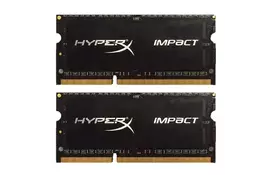 Модуль памяти для ноутбука SoDIMM DDR3L 16GB (2x8GB) 2133 MHz HyperX Impact Kingston (HX321LS11IB2K2/16) - Фото