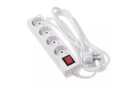 Сетевой фильтр питания 2E 4xSchuko, 3м (2E-U04ESM3) - Фото