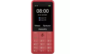 Мобильный телефон PHILIPS Xenium E169 Red - Фото