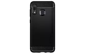 Чехол Spigen для Galaxy A30 Rugged Armor, Matte Black - Фото