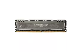 Модуль памяти для компьютера DDR4 8GB 3000 MHz Ballistix Sport LT Gray MICRON (BLS8G4D30AESBK) - Фото