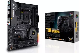 Материнcкая плата ASUS TUF_GAMING_X570-PLUS sAM4 X570 4xDDR4 PCIe 4.0 HDMI-DP ATX - Фото
