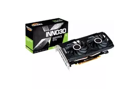 Видеокарта INNO3D GeForce GTX1660 6144Mb GAMING OC X2 (N16602-06D5X-1521VA15L) - Фото