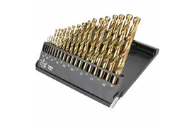 Набор сверл GRAPHITE HSS-TiN 1.0-10.0 мм, 19 шт. (57H199) - Фото