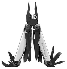 Мультитул LEATHERMAN Surge BLACK&SILVER, чехол MOLLE, картоная коробка (832462)