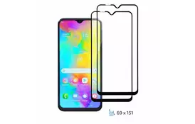 Стекло защитное 2E Samsung Galaxy M20 (M05), 2.5D FCFG, black border (2E-G-M20-LTFCFG-BB-2IN1) - Фото