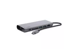 USB Хаб Belkin USB-C PD, USB-C, 2/USB 3.0, HDMI, Gigabit, space gray - Фото