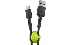 Дата кабель USB 2.0 AM to Type-C 1.0m Soft black Pixus (4897058530919) - Фото