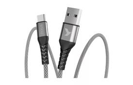 Дата кабель USB 2.0 AM to Type-C 1.0m Flex Gray Pixus (4897058531152) - Фото