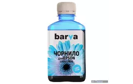 Чорнило BARVA EPSON L800/L810/L850/L1800 (T6735) 180г LIGHT CYAN (L800-417) - Фото