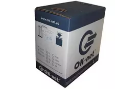 Кабель сетевой OK-Net FTP 305м (КППЭ-ВП (100) 2х2х0,51) - Фото