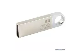 USB флеш накопичувач GOODRAM 32GB UUN2 (Unity) Silver USB 2.0 (UUN2-0320S0R11) - Фото